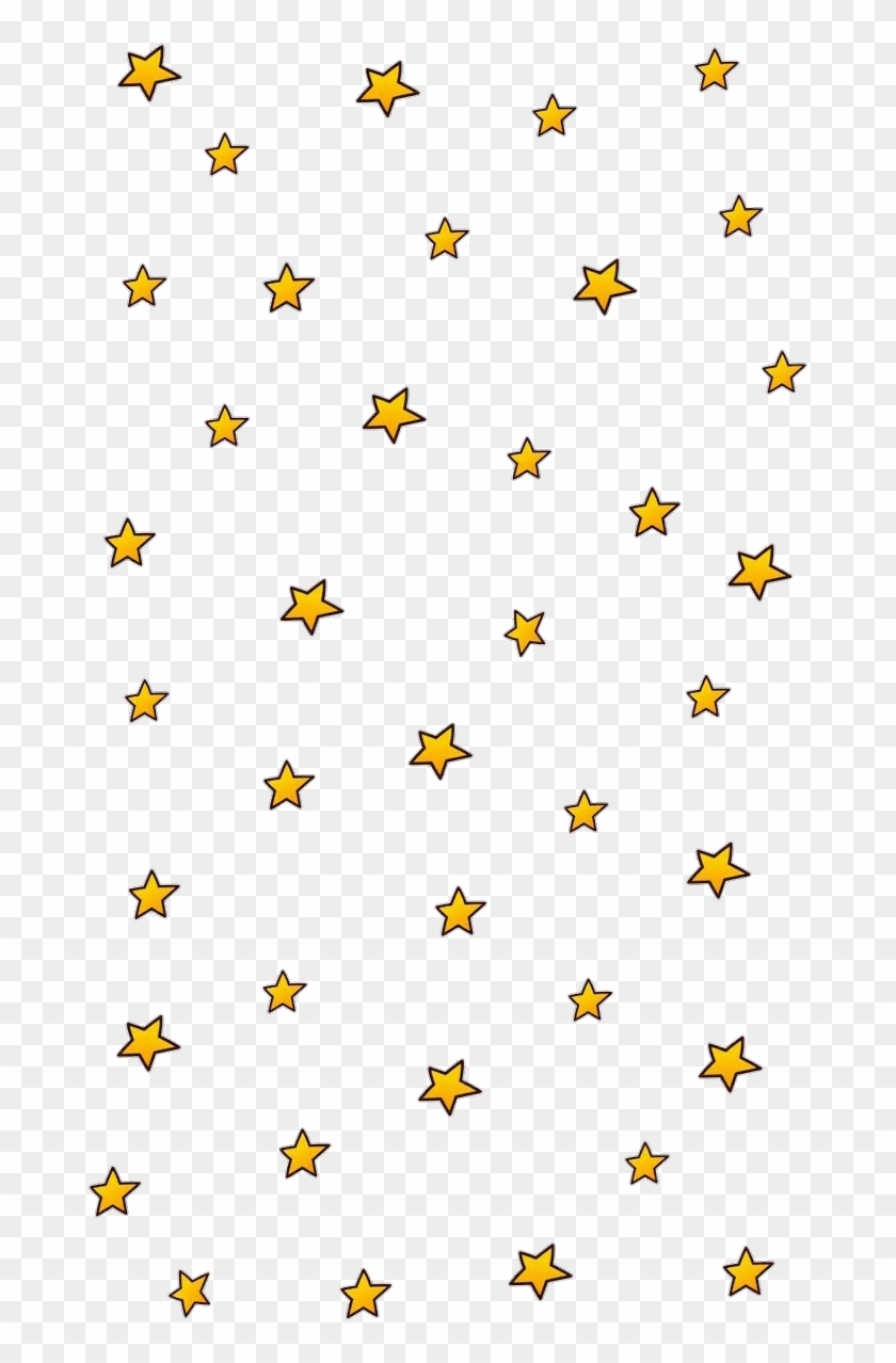 Cute Yellow Star Background Clipart #1765518