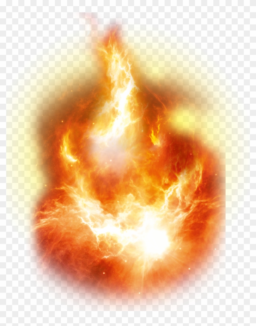 Explosions Transparent Space - Flame Clipart