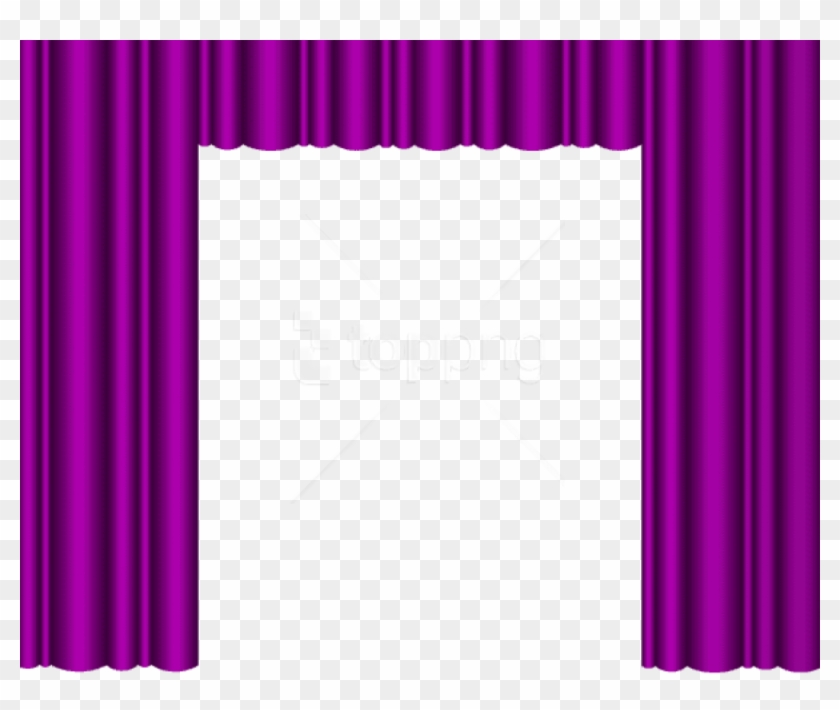 Purple Stage Curtains Png Clipart