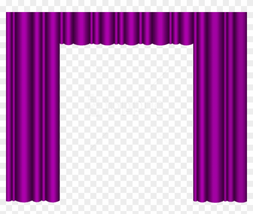 Purple Stage Curtains Png Clipart #1765713