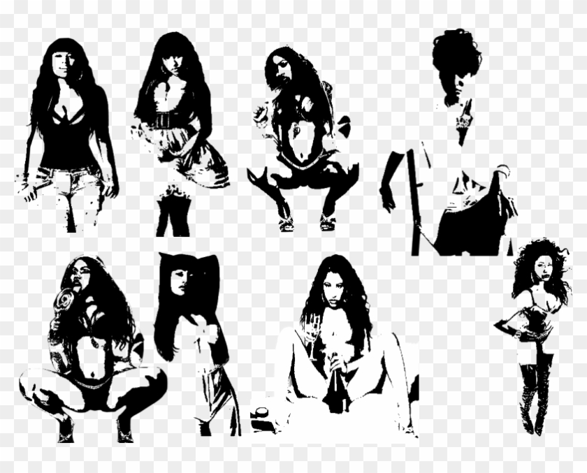 Nicki Minaj Vectors - Nicki Minaj Vector Art Clipart