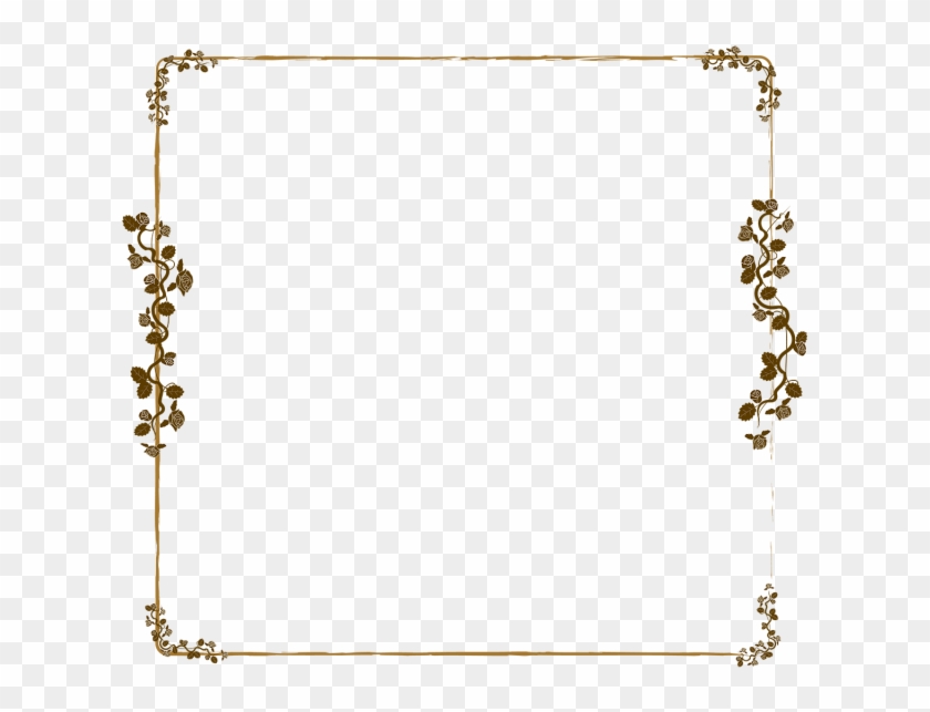 640 X 640 1 - Rose Gold Border Png Clipart