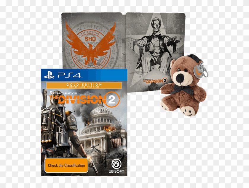 Tom Clancy's The Division 2 Lincoln Steelbook Edition - Division 2 Gold Edition Ps4 Clipart #1766342