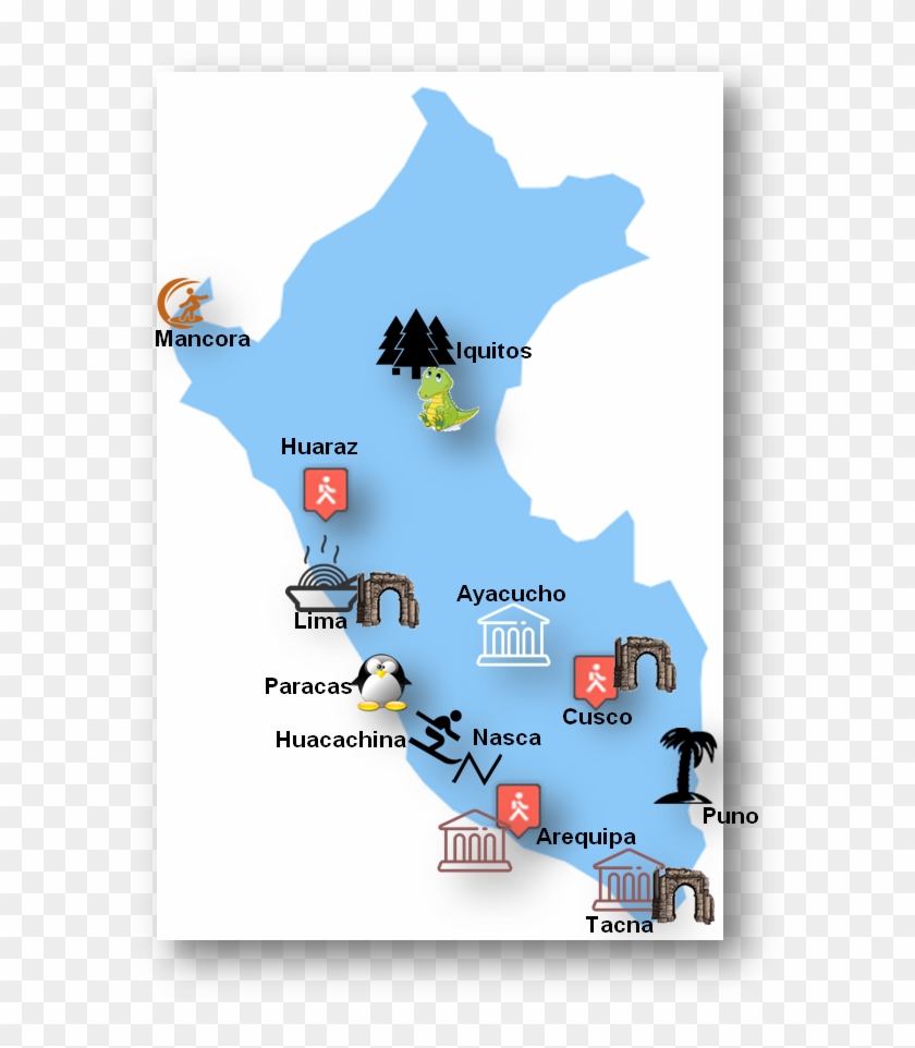 Things To Do In Peru - Things To See Peru Map Clipart