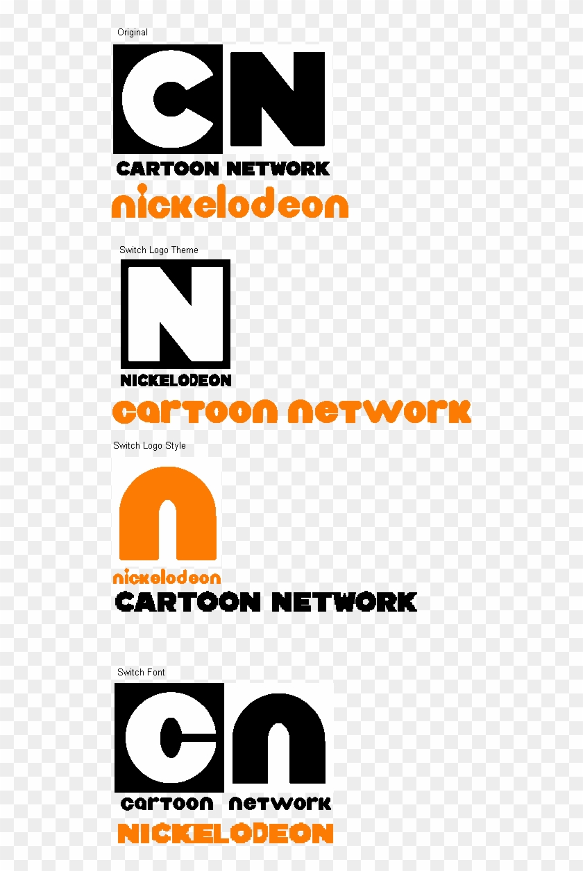 Cartoon Network And Nickelodeon Switch Styles By Cookiez4evr - Circle Clipart #1766843