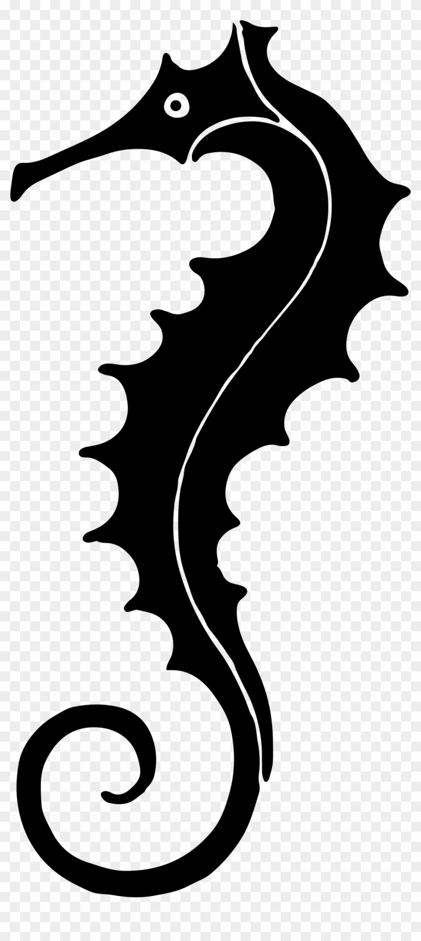 Clipart - Seahorse Silhouette Png Transparent Png