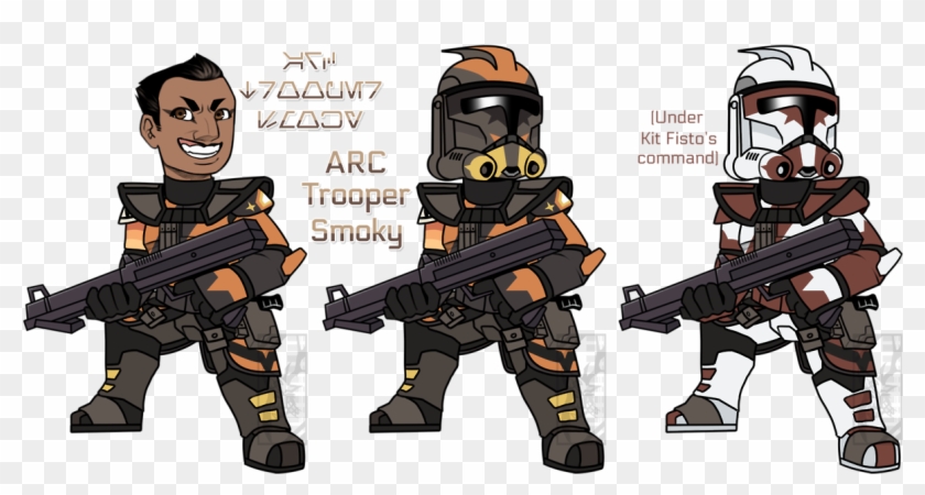 It's Me Updated All Of My Clone Ocs Designs With My - Assault Rifle Clipart #1767509