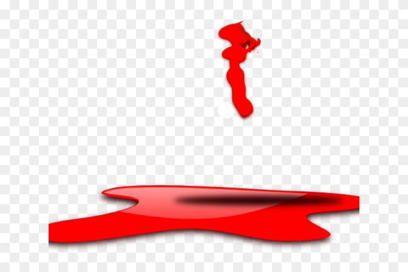 Blood Clipart Trasparent - Puddle Of Blood Clipart - Png Download
