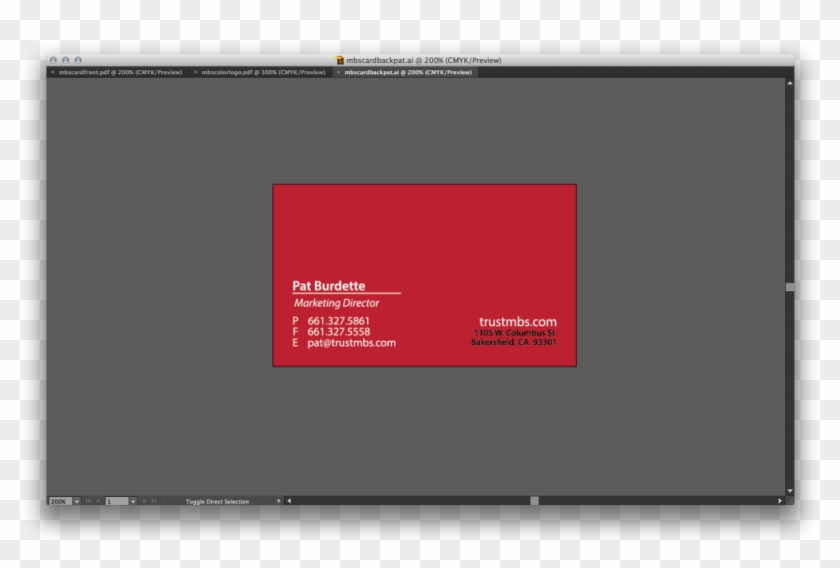 Back Of Business Card - Businesscard Back Clipart