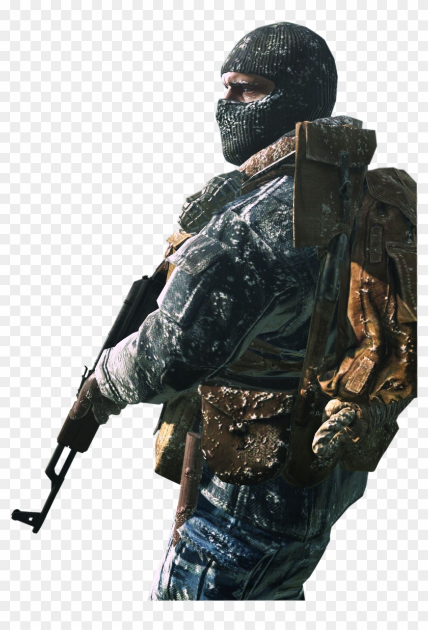 Call Of Duty Black Ops Soldier Clipart #1767763