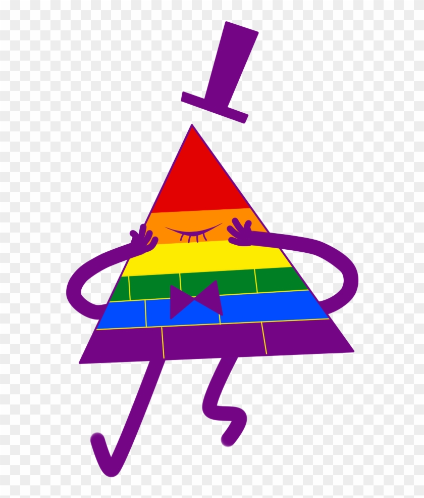 At Bigel And Constructing The Bioqueer Base Spoopydraggon - Gay Pride Bill Cipher Clipart #1767796