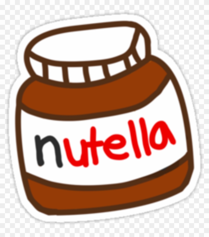 Nutella Clipart Tumbler - Stickers Nutella - Png Download