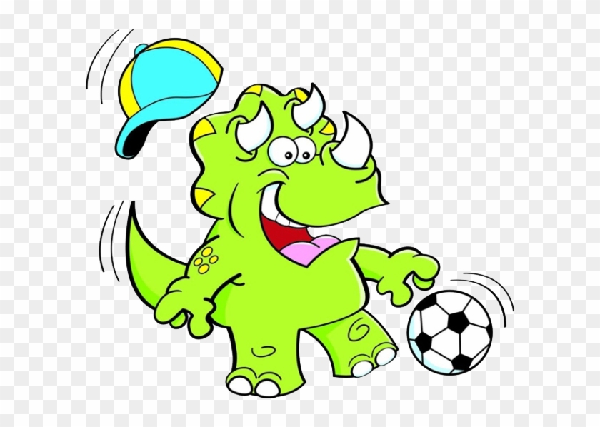Triceratops Dinosaur Football Clip Art - Dibujo De Paolo Guerrero - Png Download #1768151