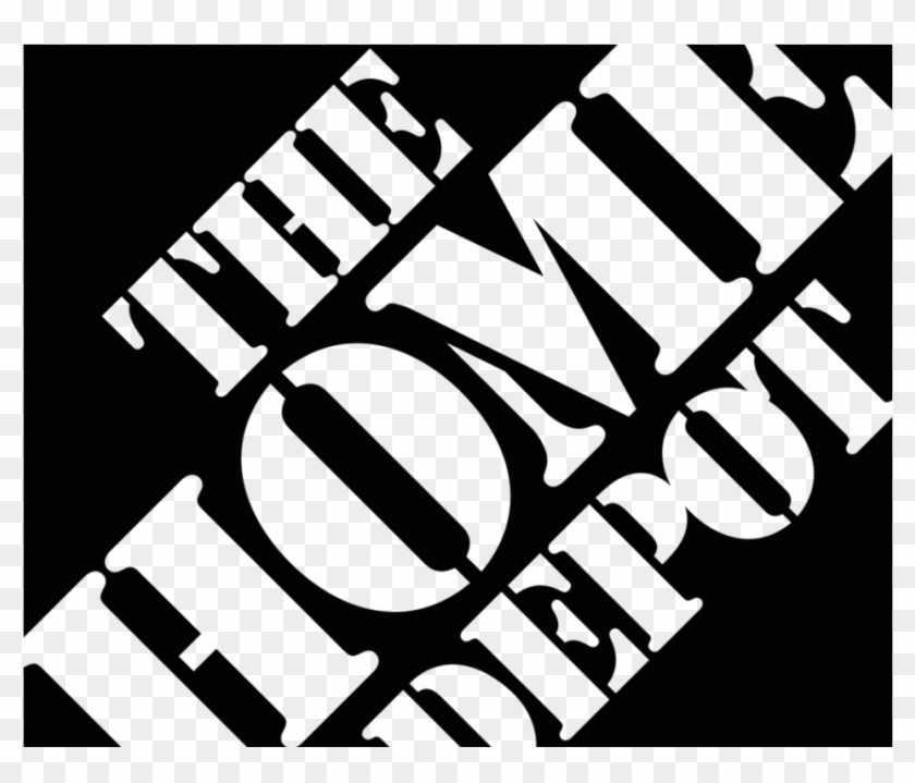 Homedepot Black Logo Png Transparent - Home Depot Logo Black And White Png Clipart