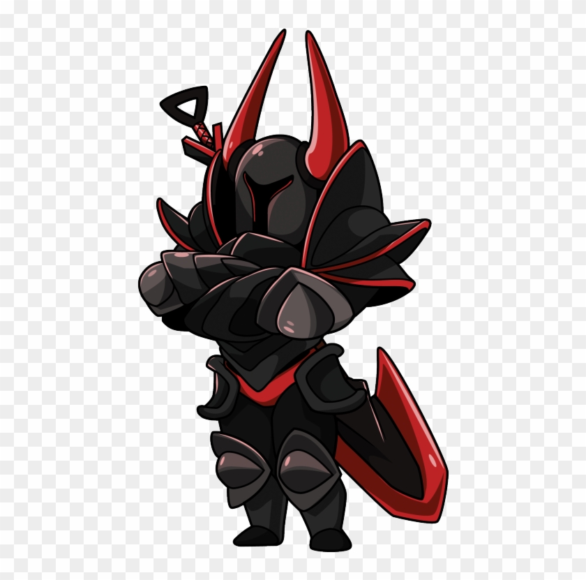 Black Knight, Hat Knight And King Knight From Shovel - Black Knight Shovel Knight Clipart
