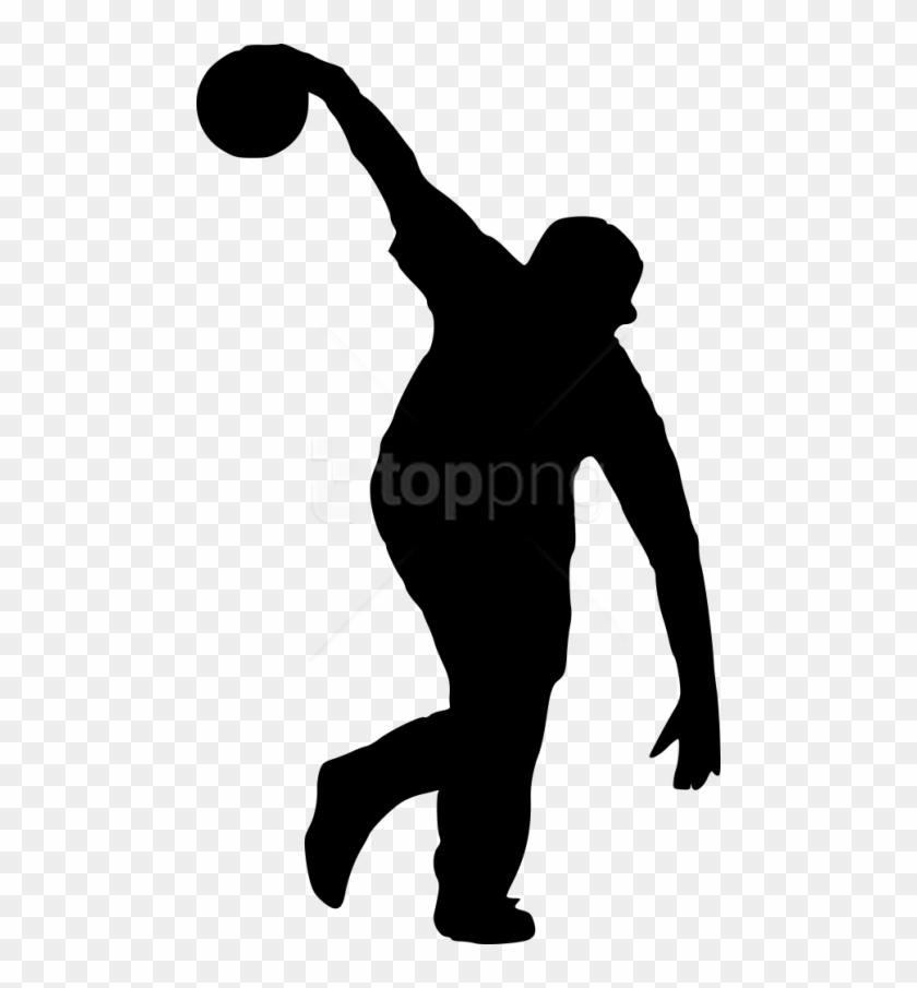 Free Png Sport Bowling Silhouette Png - Bowling Player Silhouette Png Clipart #1768328