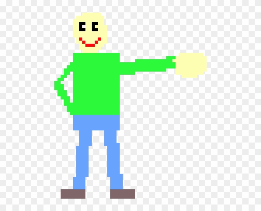 Baldi Sprite - Baldi's Basics Player Sprite Clipart