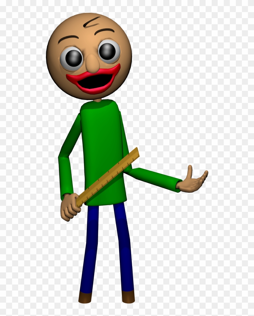 Baldi Ruler Png - green shoulder figurine character roblox character png pngwave