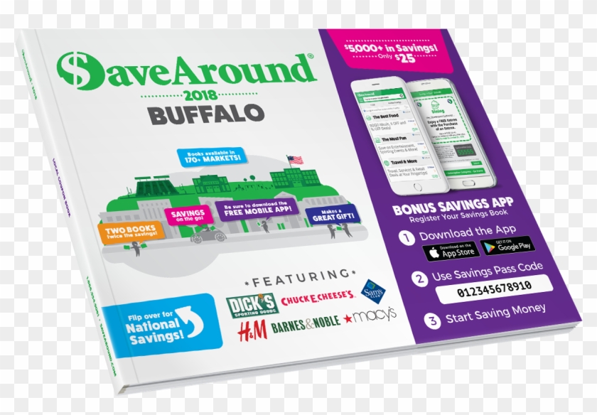 In Addition To Our Great Local Coupons And Incredible - Savearound Coupon Book Clipart