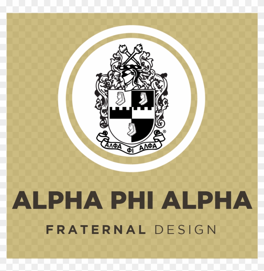 Brand Assets - Alpha Phi Alpha Crest Black And White Clipart