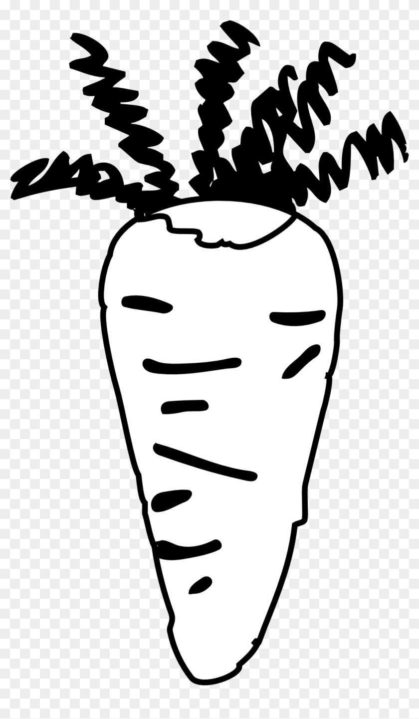 Black And White Clipart Of A King - Carrot Black And White Clip Art - Png Download #1769176