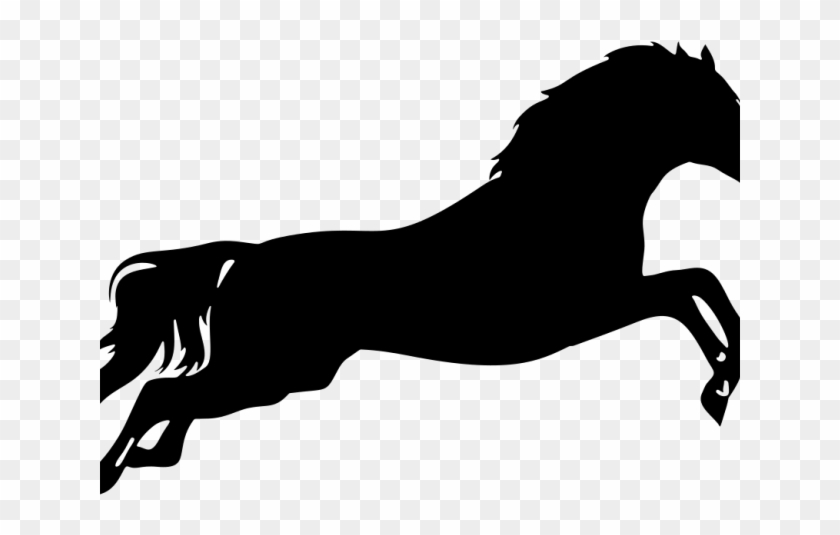 Horse Leaping Cliparts - Horse Silhouette Transparent Background - Png Download #1769532