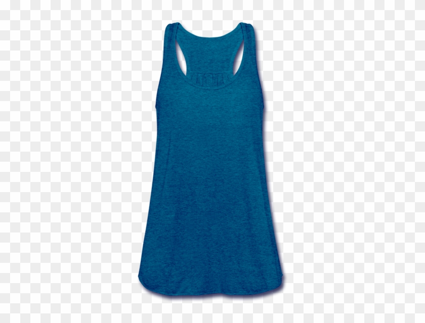 Heathered Navy Flowy Racerback Tank - Active Tank Clipart