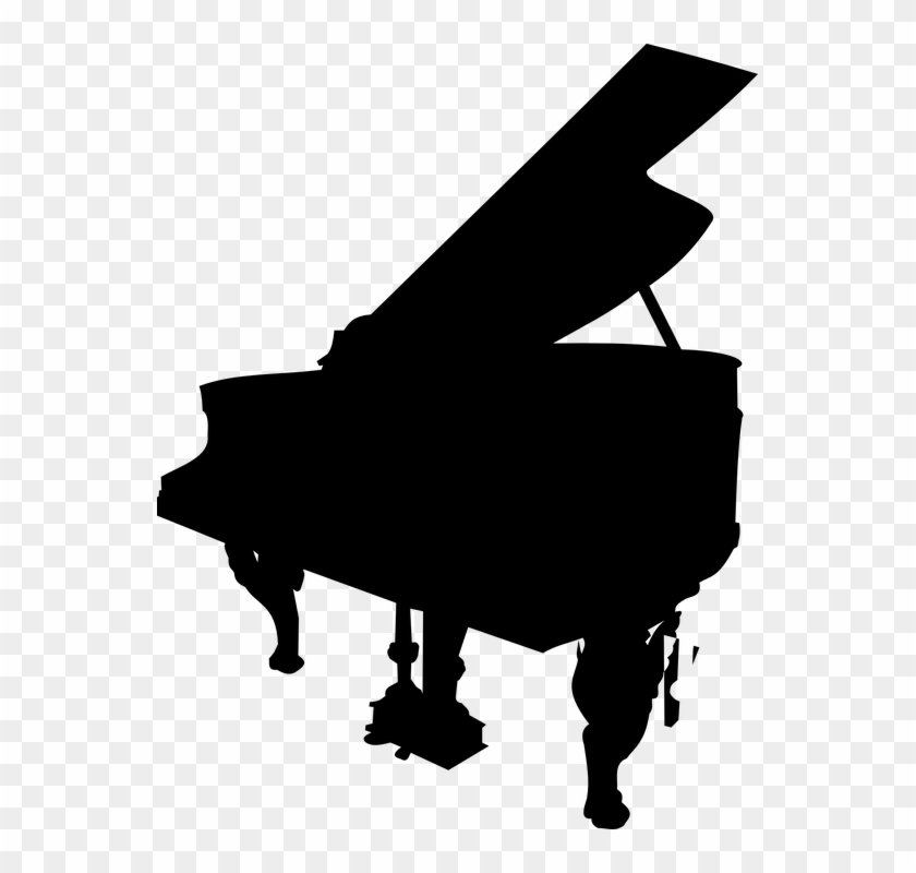 Piano Shape Free On - Piano Clipart Black - Png Download #1769967