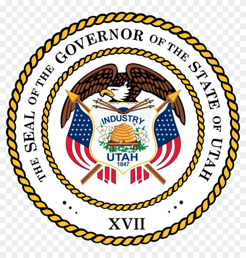 The Crazy Dugway Sheep Incident - Seal Of The Governor Of Utah Clipart #1770015