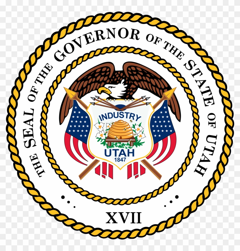 The Crazy Dugway Sheep Incident - Seal Of The Governor Of Utah Clipart #1770015