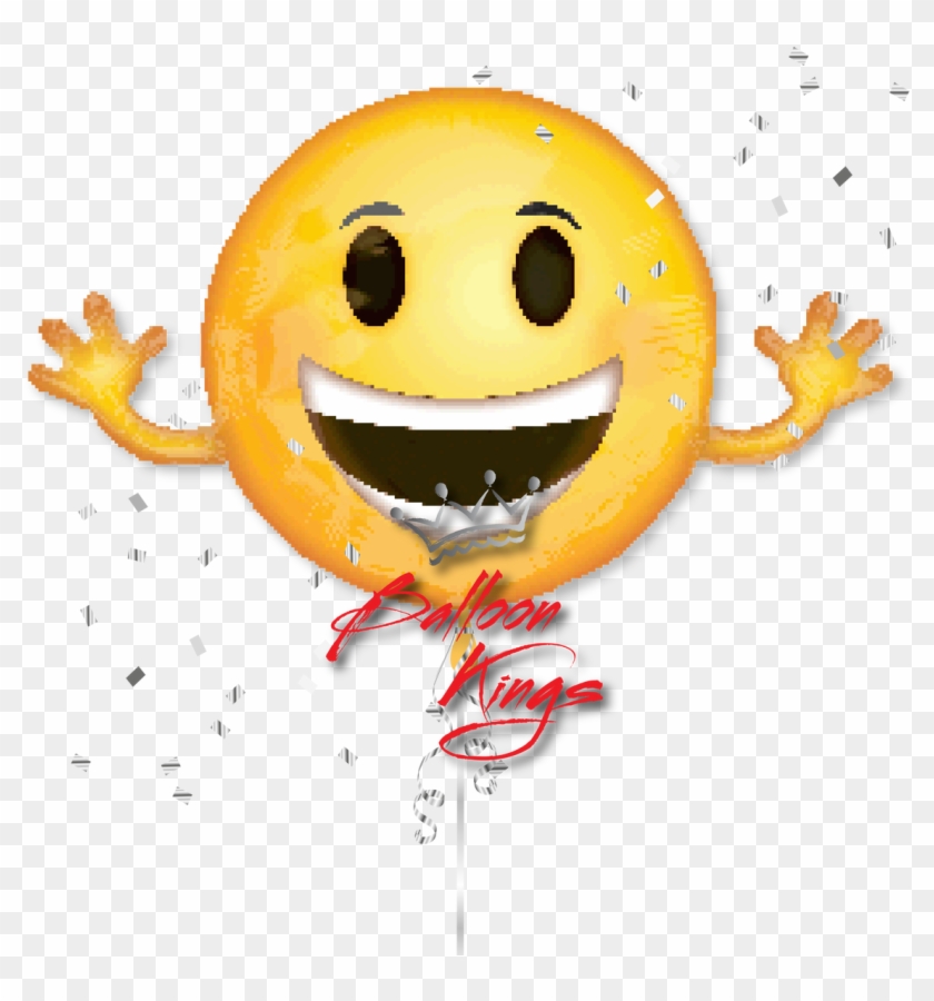 Emoji Smiley Large - Emoticon Happy Birthday Clipart #1770085