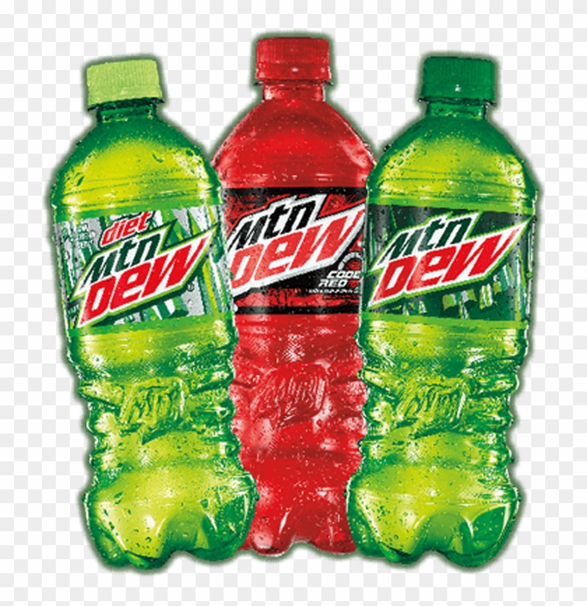 Mike's Drink Selection - Mountain Dew 20 Oz Bottles Clipart