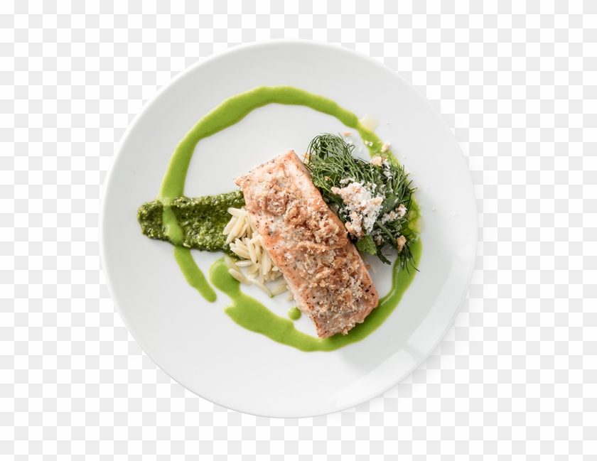 Butter Crisps With Salmon, Pesto And Garden Peas - Hiyayakko Clipart #1771353