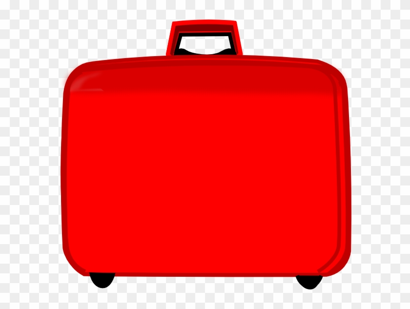Suitcase - Red Suit Case Clipart