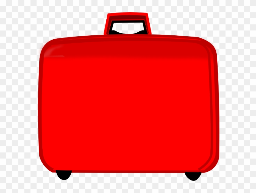 Suitcase - Red Suit Case Clipart #1771491