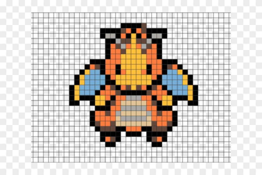 Drawn Pikachu Graph Paper - Pokemon Pixel Art Dragonite Clipart