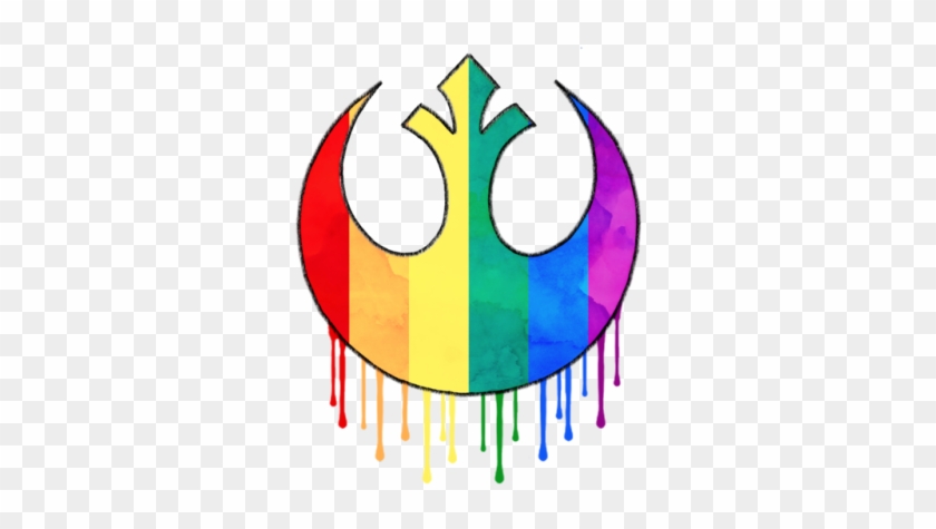 Star - Star Wars Pride Flag Clipart #1772410