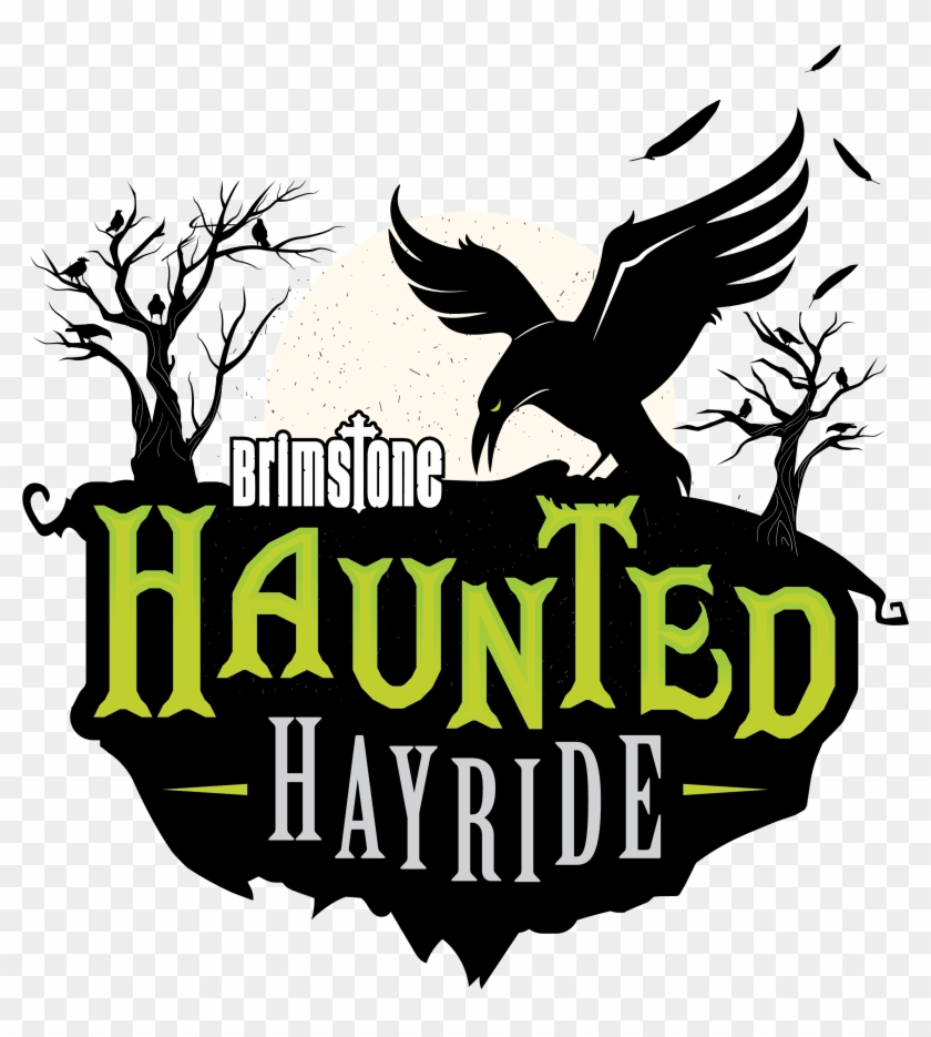 Attractions - Haunted Hayride Logo Clipart