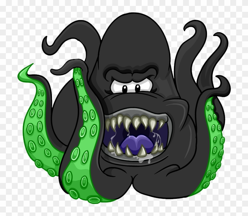 Squids - Space Squid Club Penguin Clipart