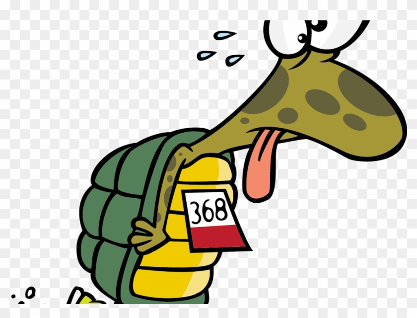 Slow Clipart Slow Runner - Turtle Runner - Png Download #1773775