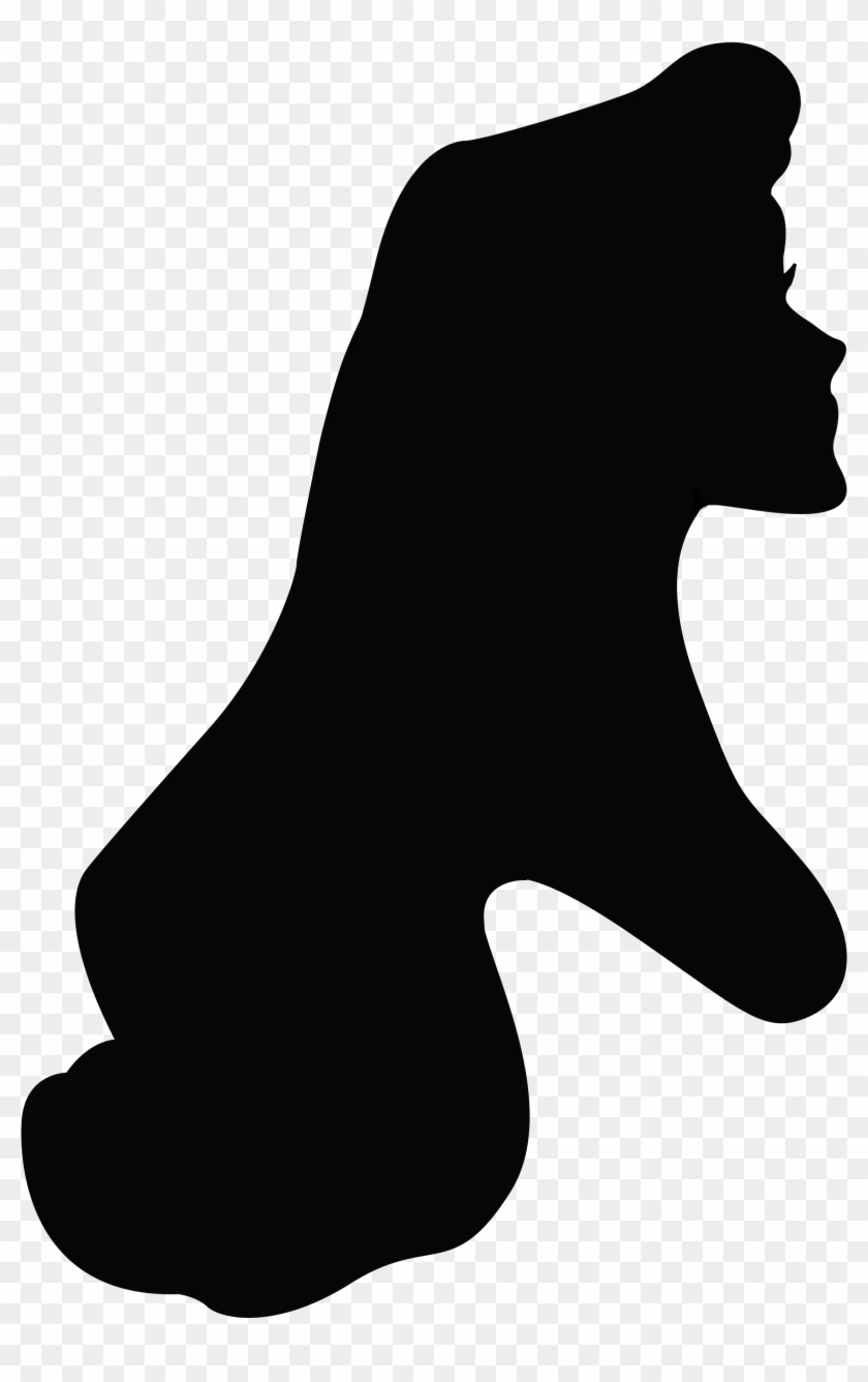 Nose Black M Clip Art Transprent And - Silhouette Sleeping Beauty Clipart - Png Download #1774315