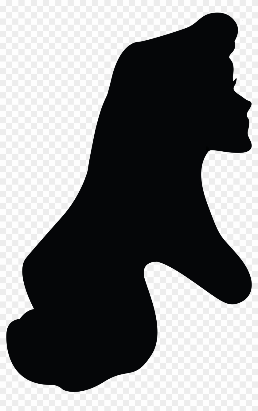 Nose Black M Clip Art Transprent And - Silhouette Sleeping Beauty Clipart - Png Download