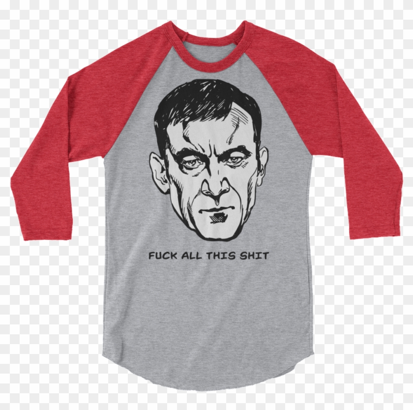 Fuck All This Shit Baseball Tee - Raglan Sleeve Clipart