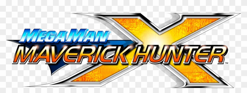Megaman X Logo Png - Mega Man Maverick Hunter X Clipart