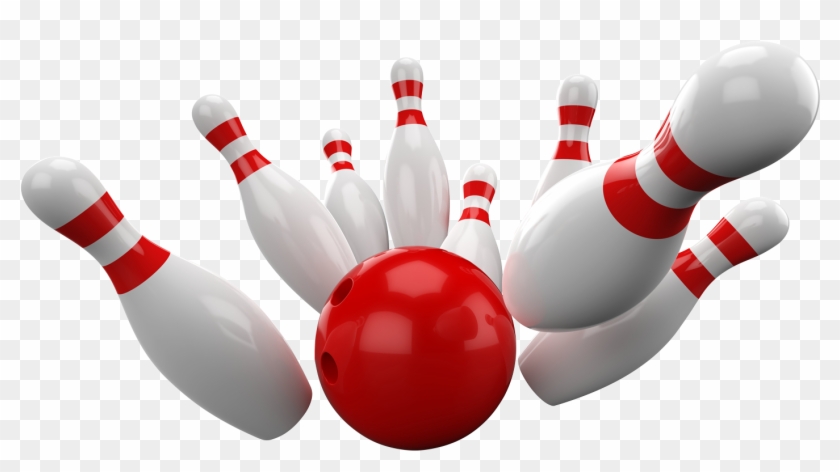 Bowling Pin Ten - Bowling Png Clipart