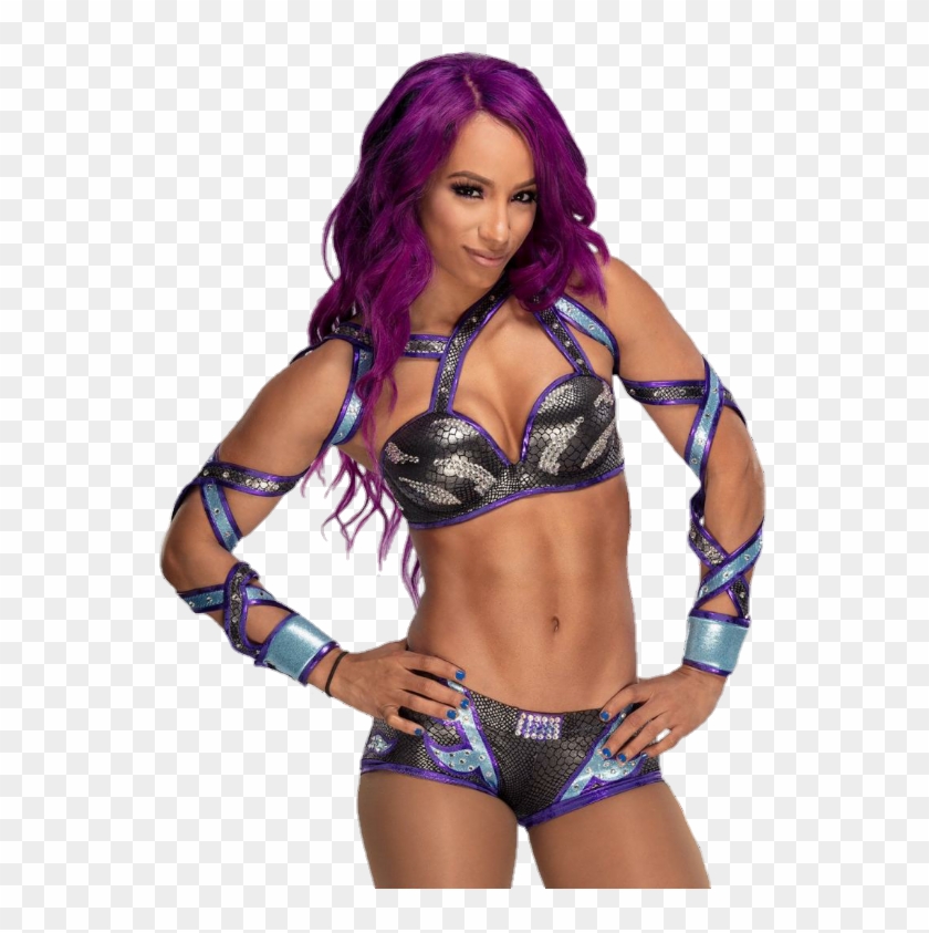 Wwe Abs - Wwe Sasha Banks 2018 Clipart