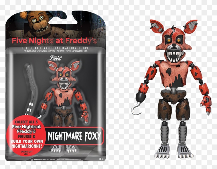 Five Nights At Freddy's - Nightmare Foxy Action Figure Clipart #1775894