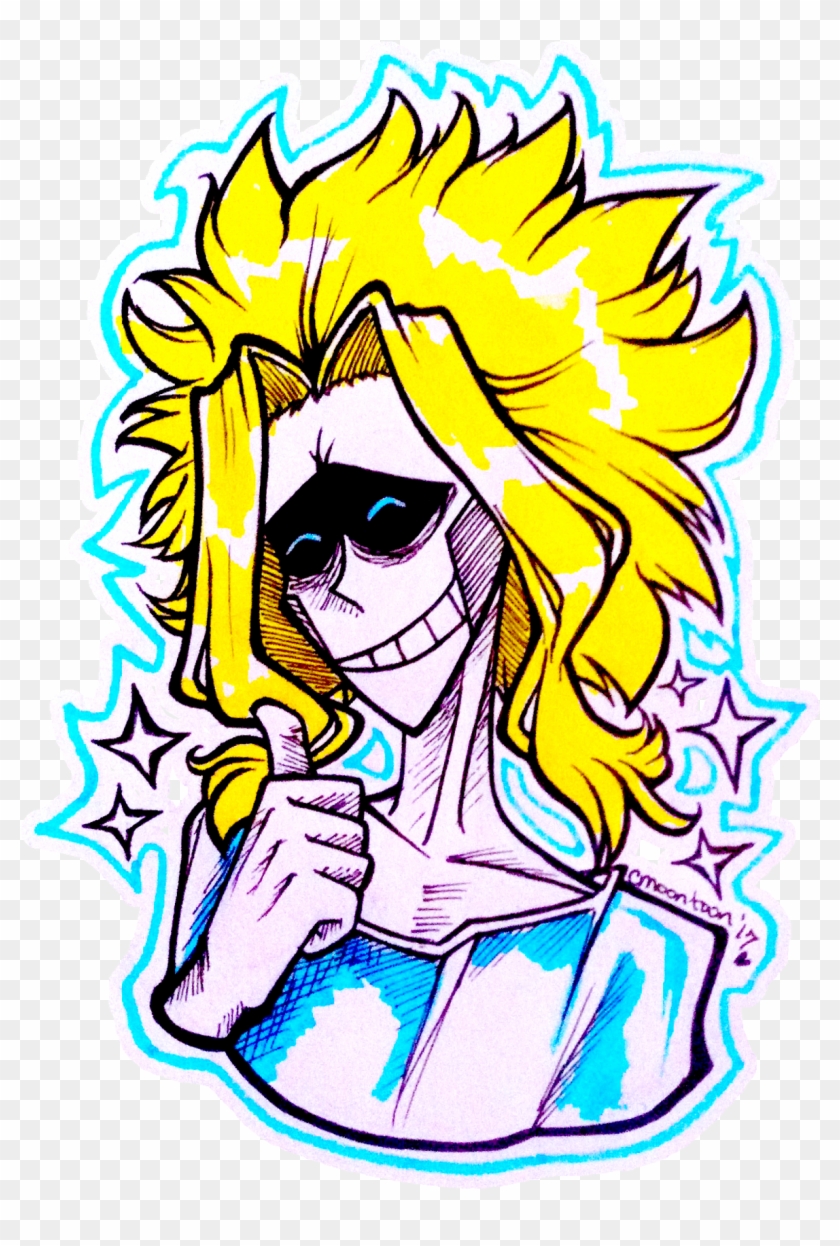 All Might ☀ 💀☀ - Fanart All Might Weak Form Clipart