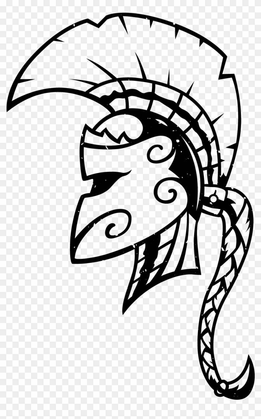 Female Warrior Helmet [png 1024x1600] - Warrior Drawing Png Clipart