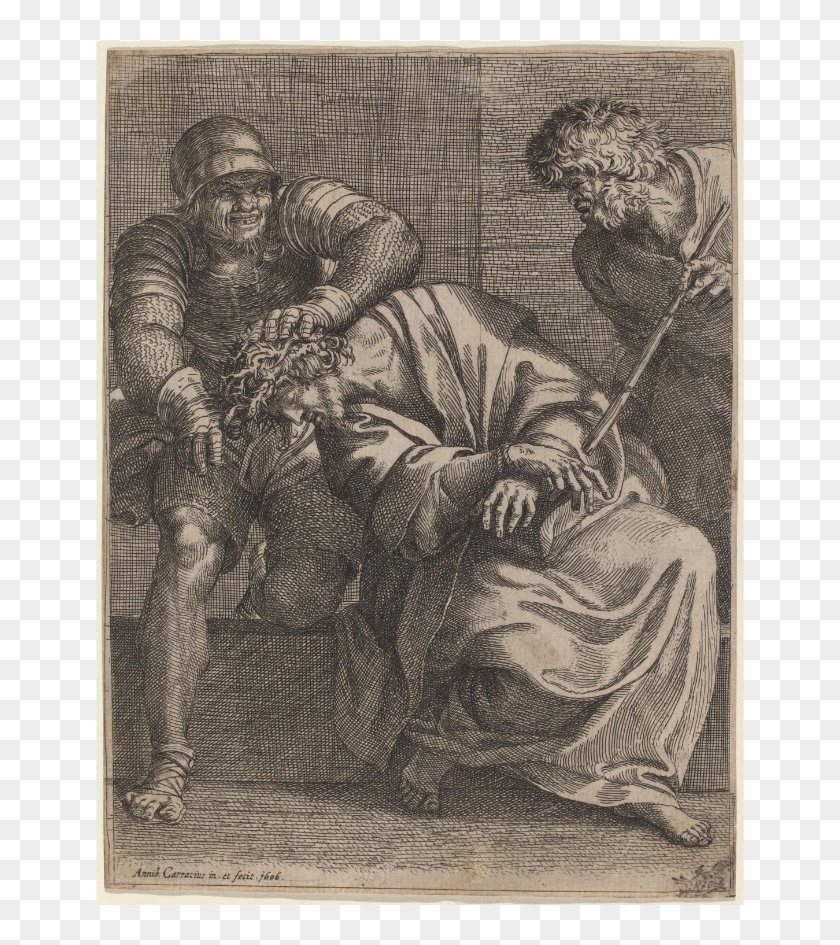 Annibale Carracci Coronazione Di Spine - Crowning With Thorns Clipart #1776594